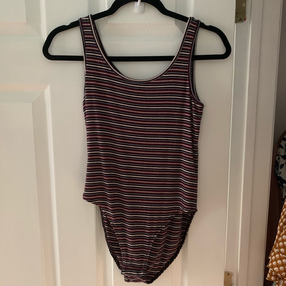 Stripe Cotton Bodysuit